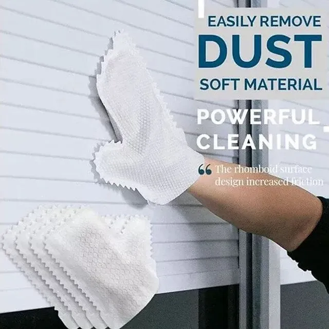 50-Pieces: Dust Cleaning Gloves Eco-friendly Disposable Gloves
