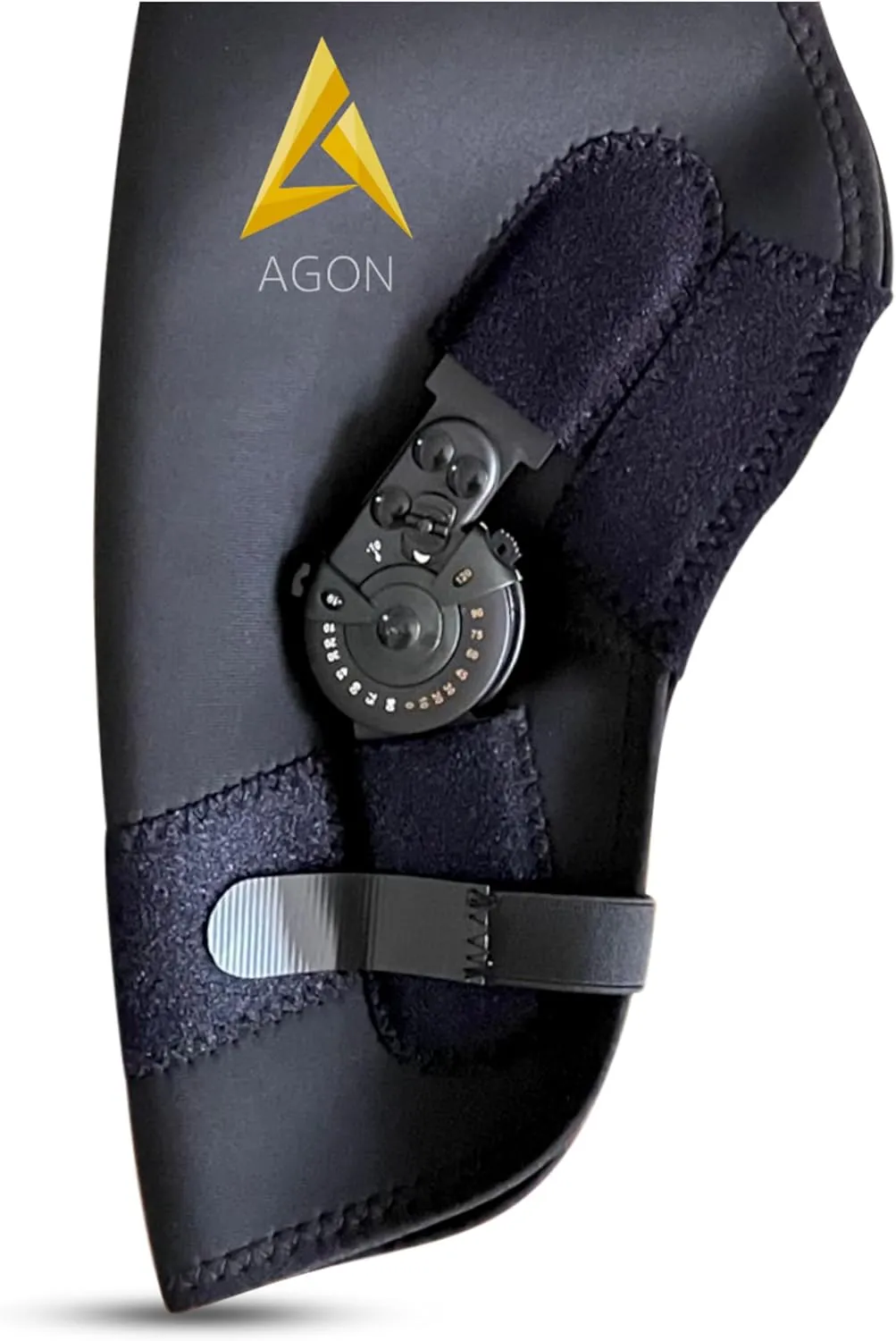 AGON Dog Elbow Brace for Elbow Support  Adjustable Hinge Stabilizer Dog Elbow Protector  Neoprene Elbow Support Brace with Hook and Loop Closure  Ideal for Dysplasia, Dislocation, Osteoarthritis