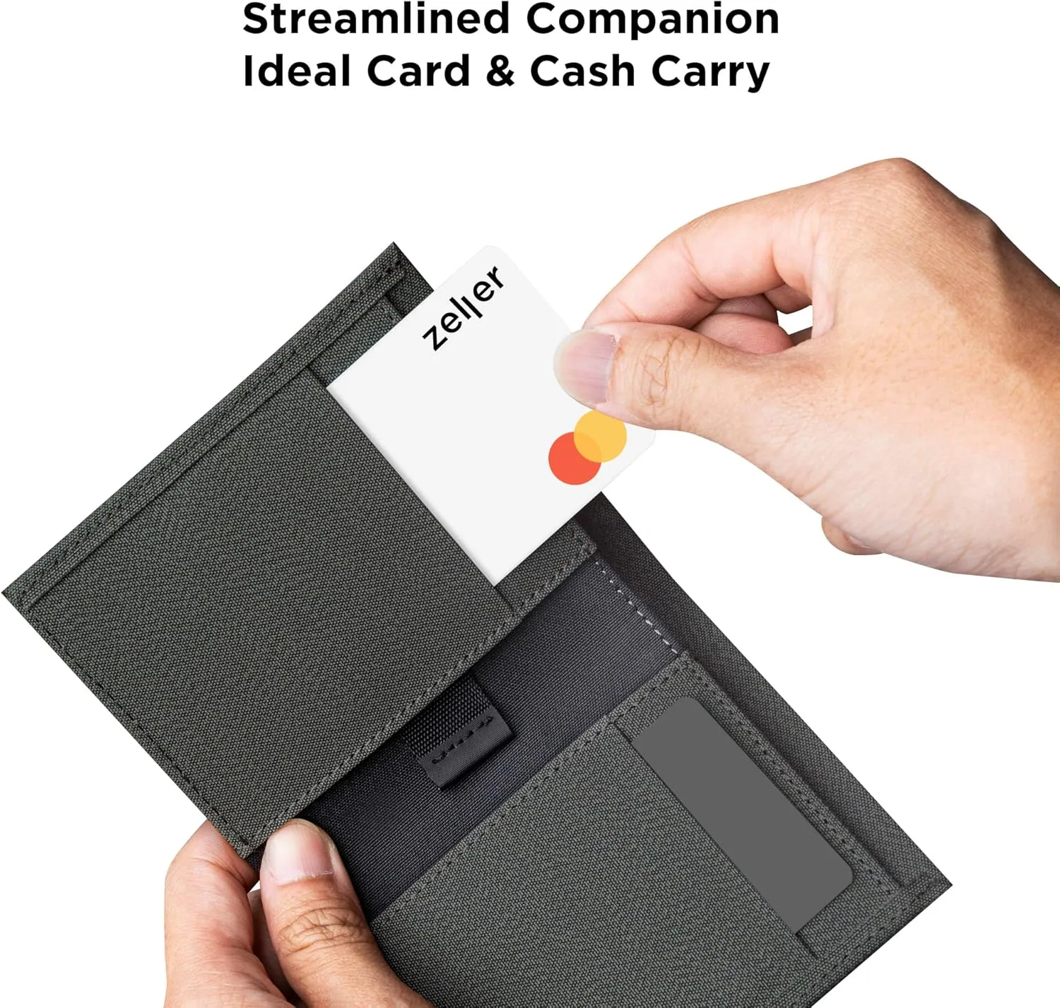ALPAKA Ark Bifold Cash Wallet - Minimalist Front Pocket Wallet for Men Daily Use,Magnetic Closure for Security