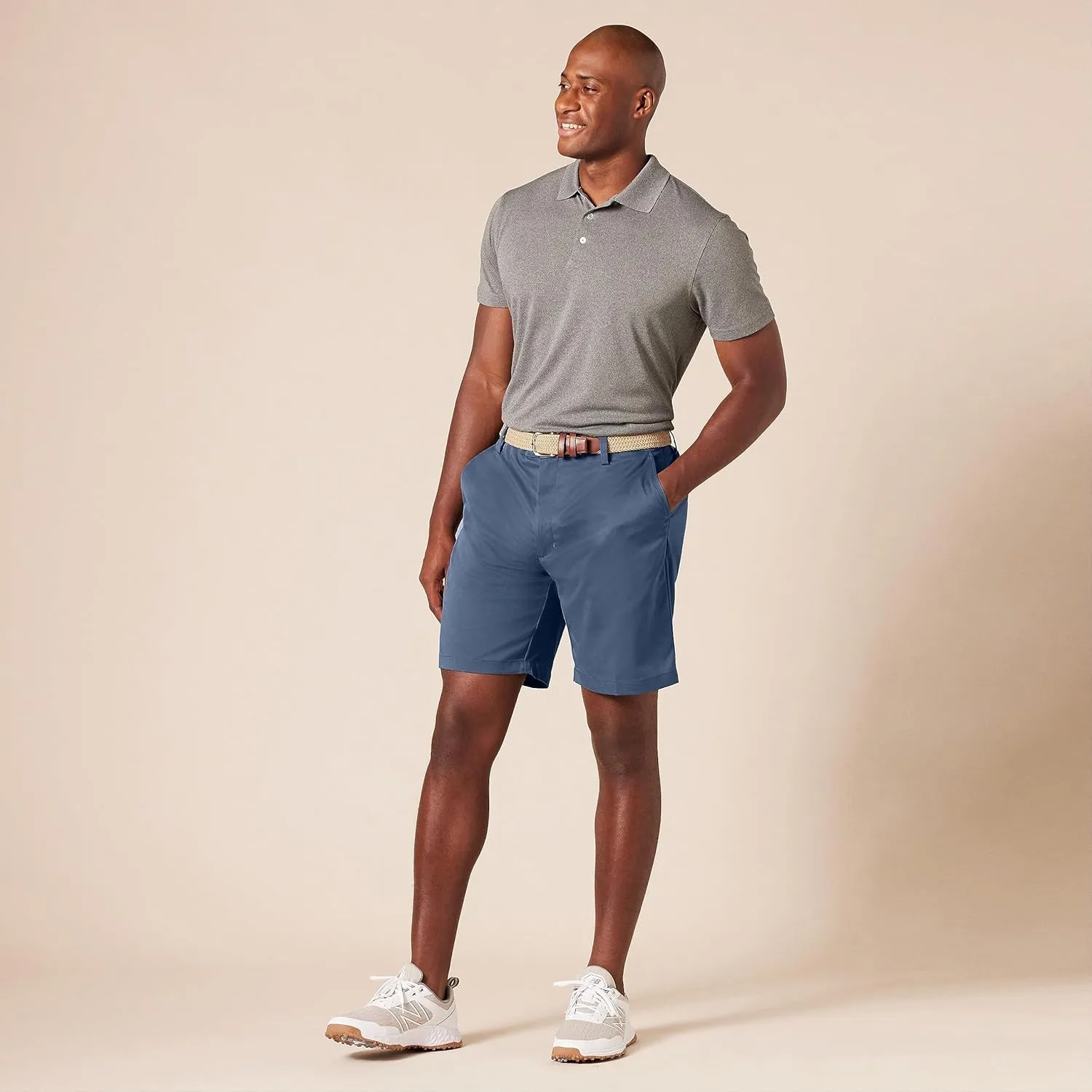 Amazon Essentials Men's Classic-Fit Stretch Golf Short (Available in Big & Tall)