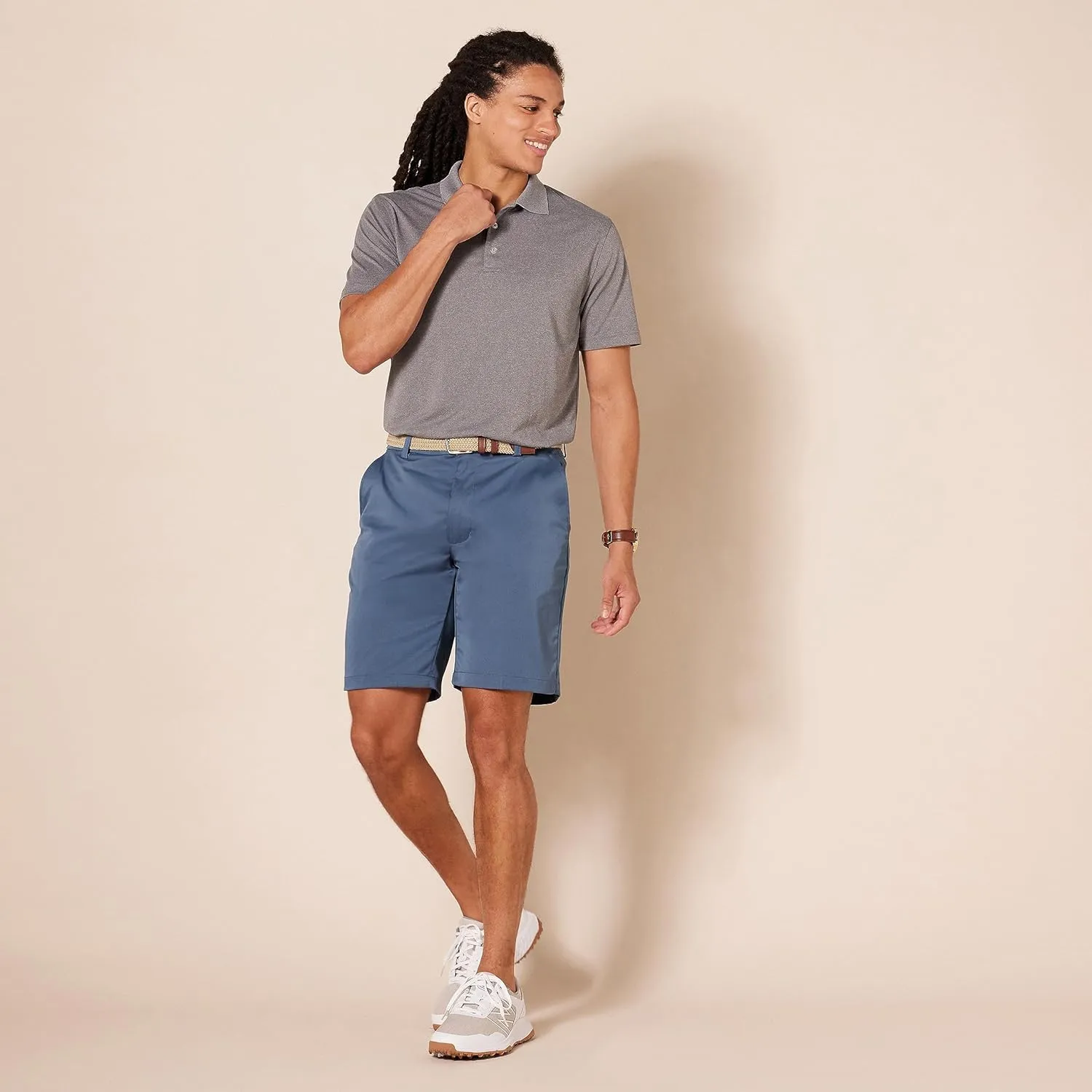 Amazon Essentials Men's Classic-Fit Stretch Golf Short (Available in Big & Tall)