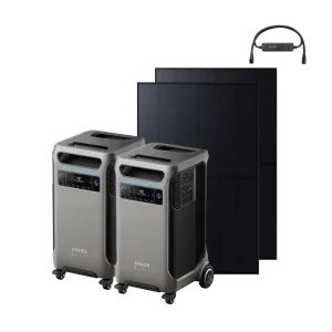 Anker 2 × Anker SOLIX F3800   Double Power Hub   2 × 405W Rigid Solar Panel