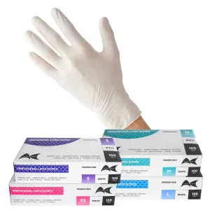 Artist Choice Latex Gloves White Powder Free 100pk