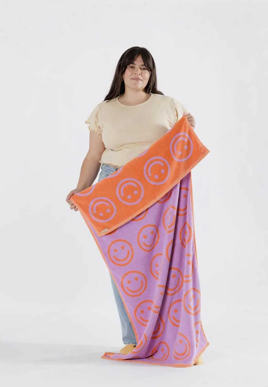 Baggu Bath Towel Happy Lilac