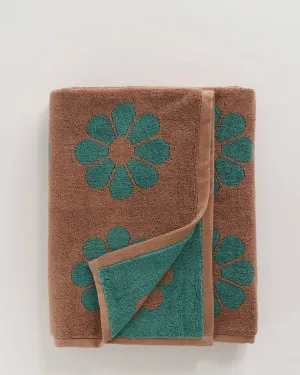 Bath Towel - Sage Daisy