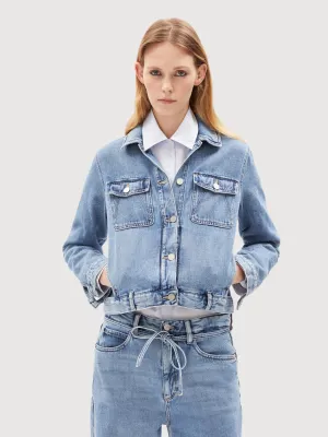 Blusonaa Indigo Pebbles Denim Jacket | Armedangels