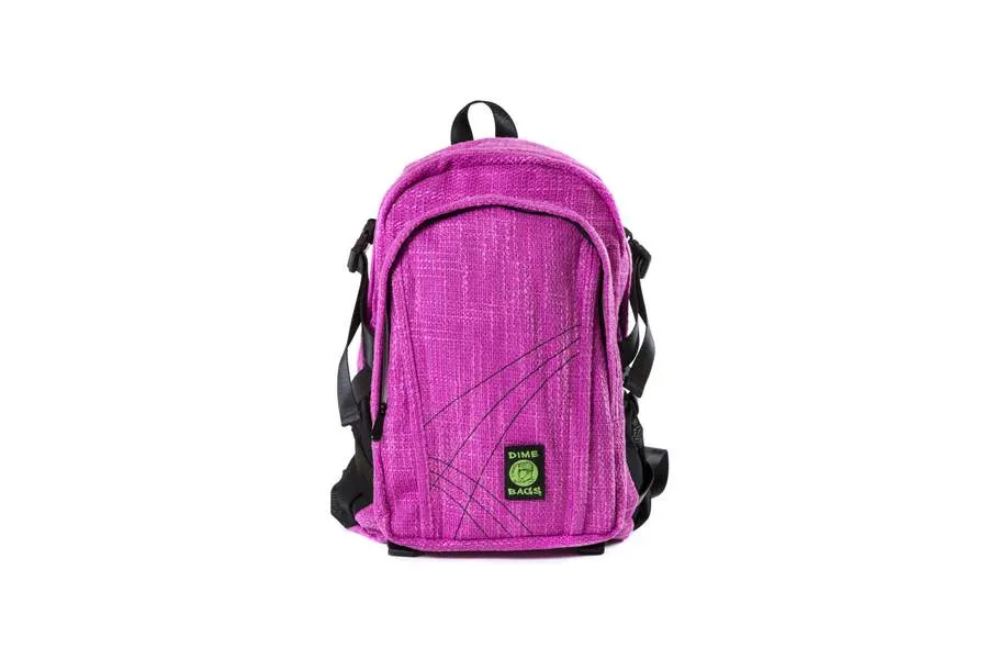 Classic Hemp Backpack By Dimebags - Magenta