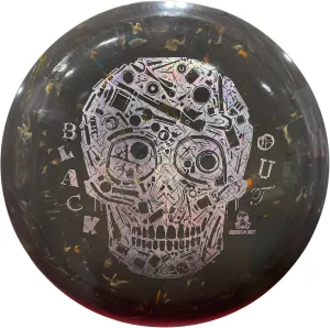 DOOMSDAY DISCS Blackout Disc Golf Fairway Driver | Recycled Premium Plastic | Precision Control with Ease