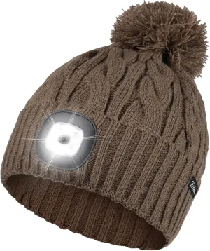 Etsfmoa Unisex Winter Beanie with The Light,Gifts for Men and Women,USB Rechargeable Headlamp Hat