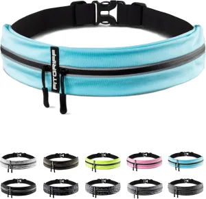 Fitgriff Running Belt for Men & Women - Secure Jogging Pouch for Phone, Keys & Essentials - For All Cell Phones
