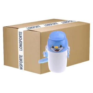 FULL CARTON - 48 x Water Bottles - Polymer - 400ml - Cat Lid - Blue
