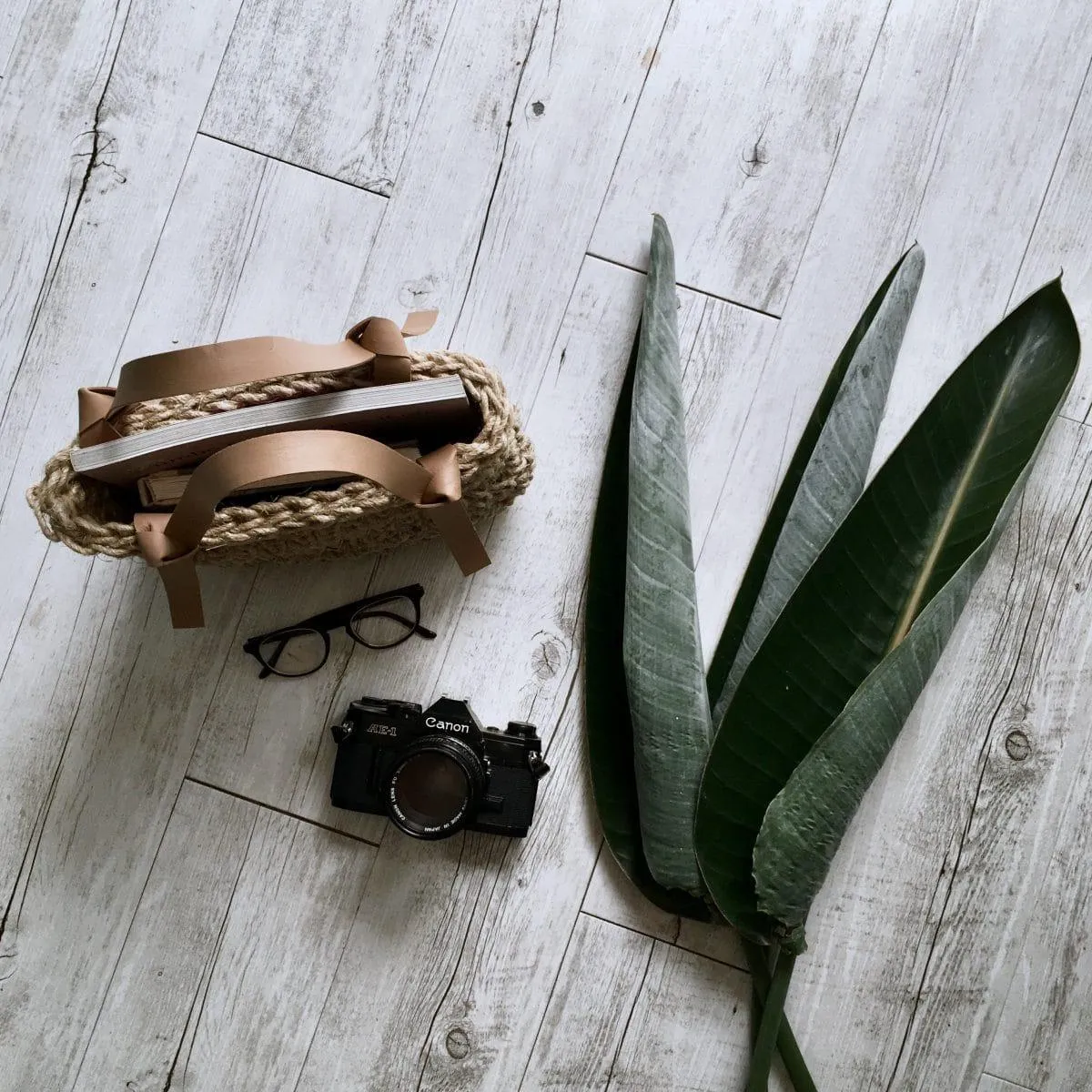 Handmade Natural Fibre Vegan Minimalist Carry Bag VI