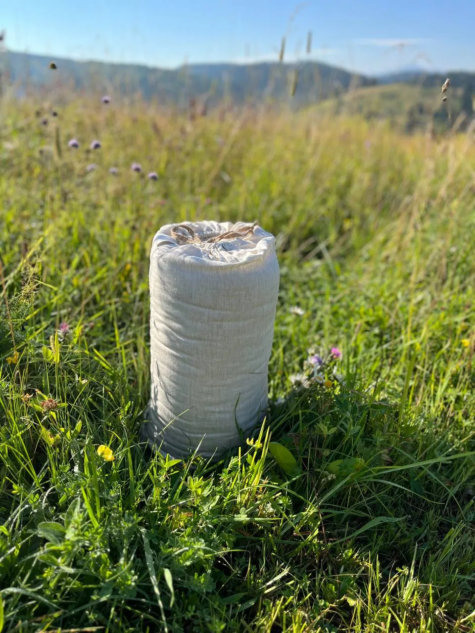HEMP Sleeping Bag Hemp Fabric filled Organic Hemp Fiber Filler Hand Made non-dyed, unbleached eco friendly sleep bag