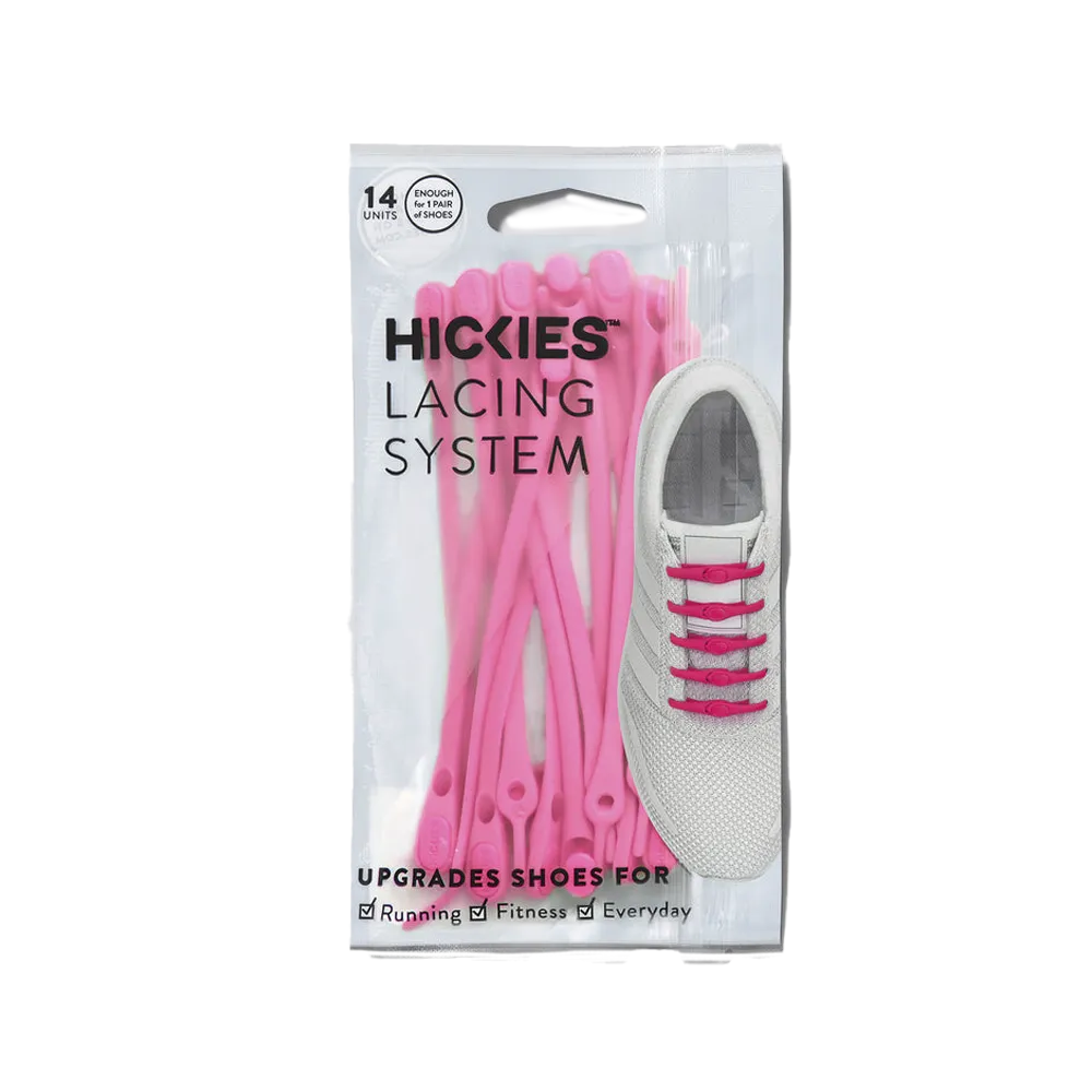 Hickies 2.0 Lacing system Neon Pink