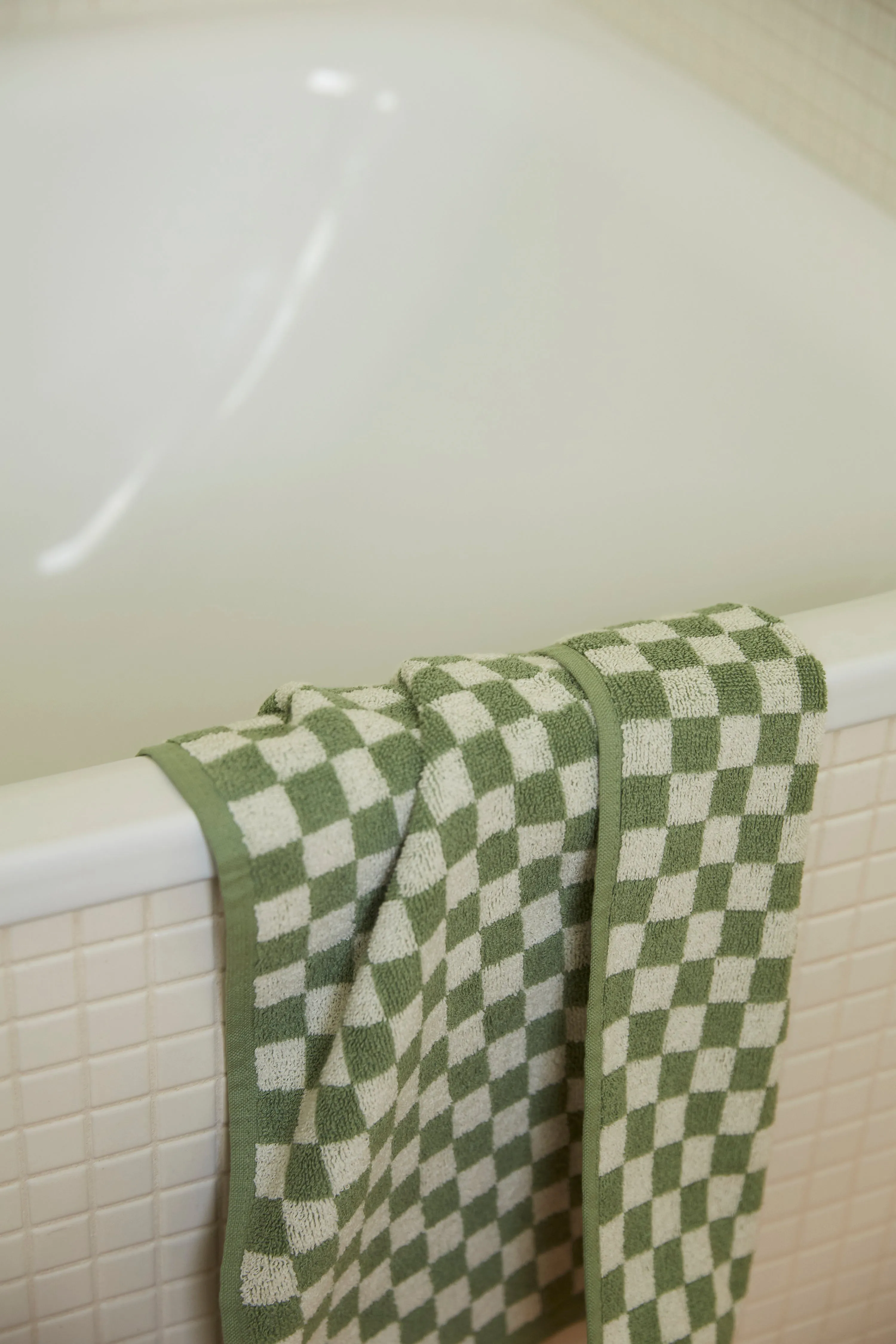 Josephine Hand Towel - Sage / Chalk