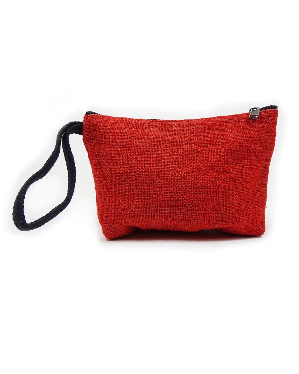 Large Hemp Wrist Pouch