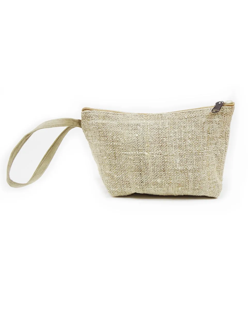 Large Hemp Wrist Pouch