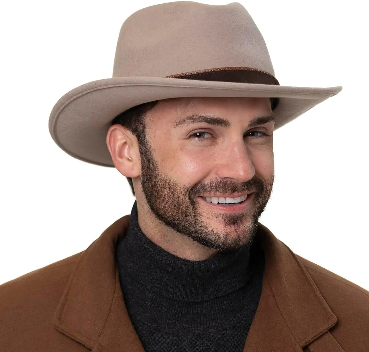 Lierys Monteley Wool Western Hat Women/Men - Made in Italy