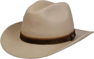 Lierys Monteley Wool Western Hat Women/Men - Made in Italy