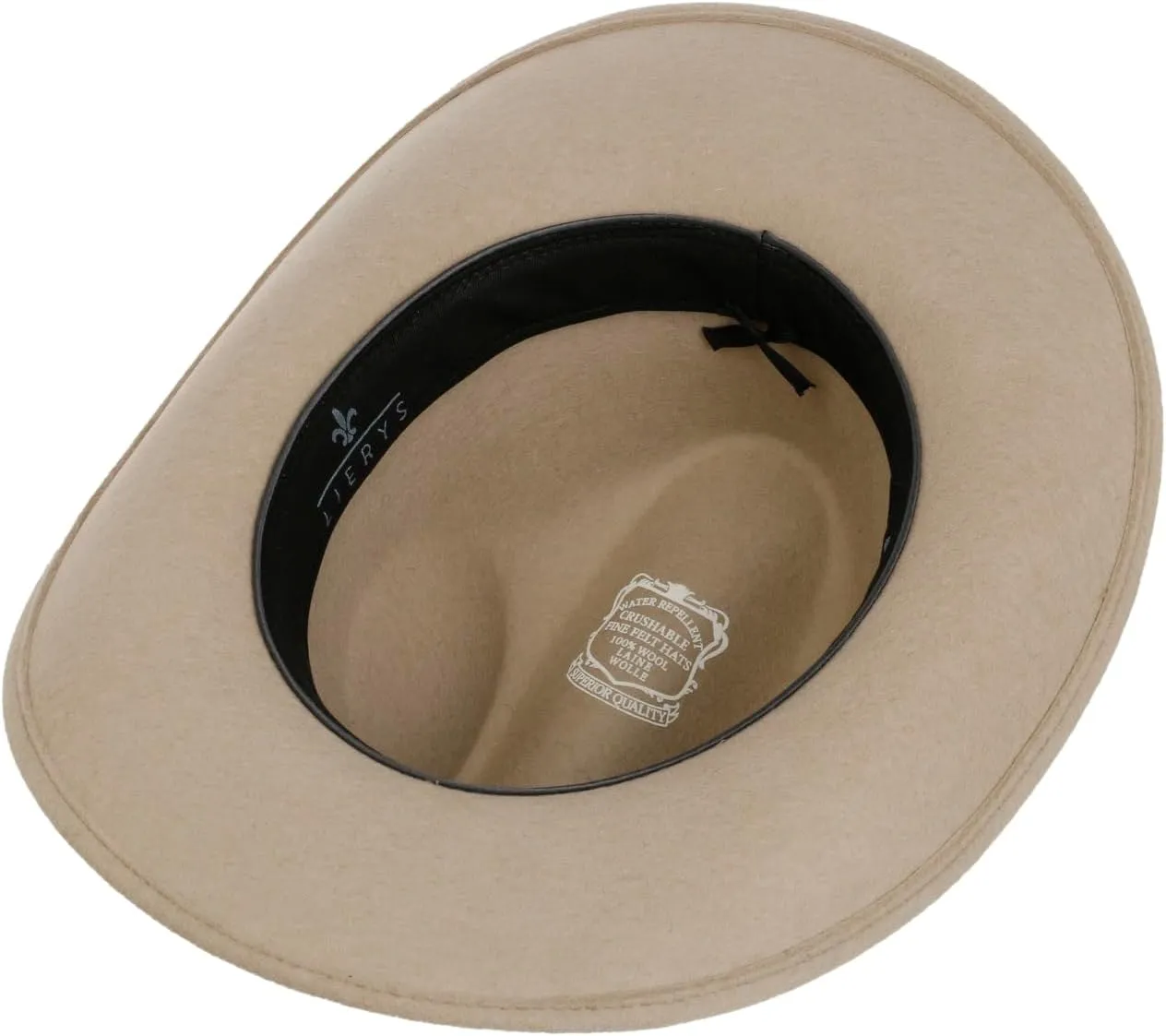 Lierys Monteley Wool Western Hat Women/Men - Made in Italy