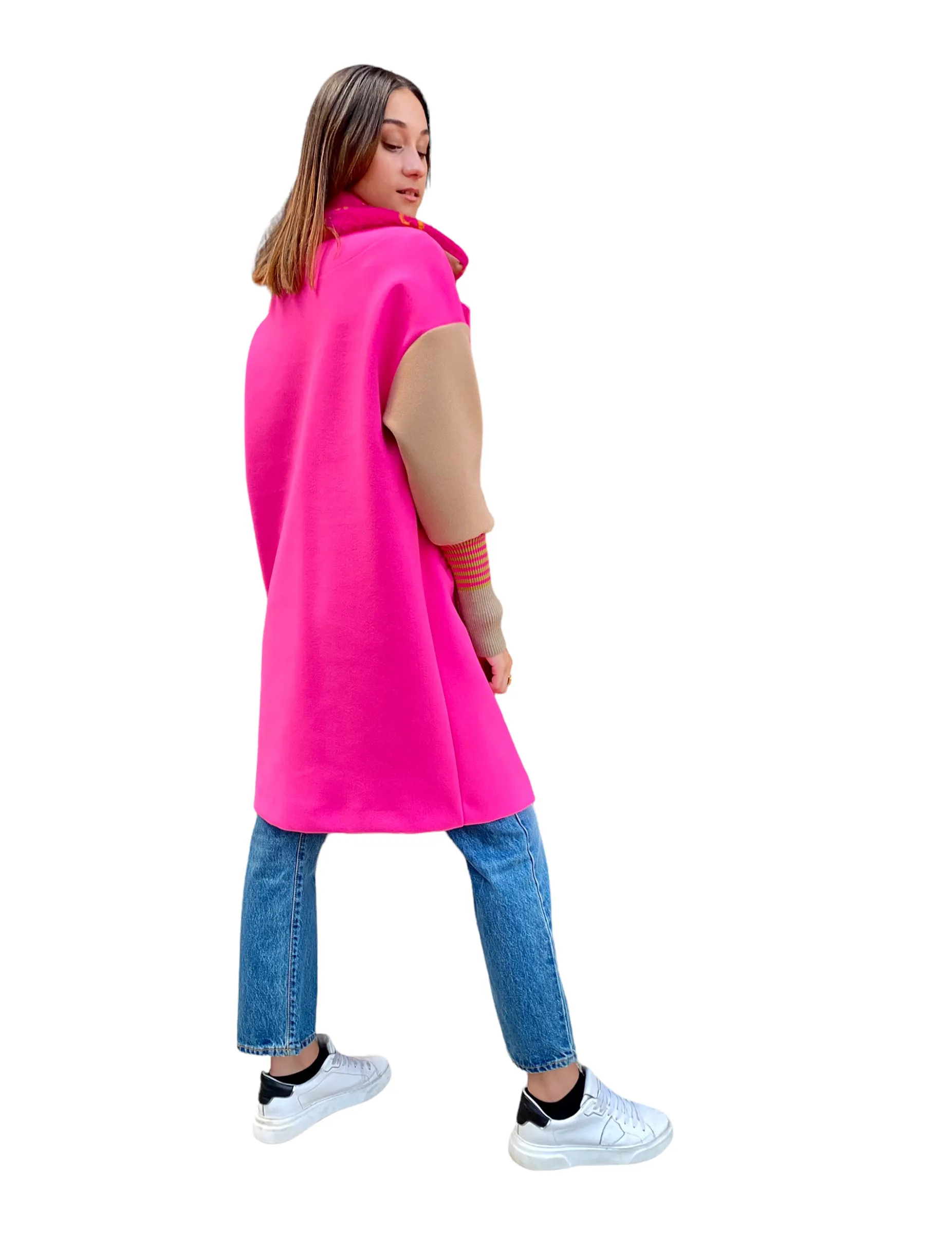 Maryley fuchsia/camel jacket