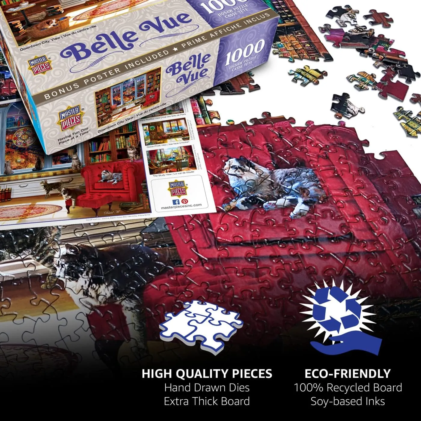 MasterPieces 1000 Piece Jigsaw Puzzle for Adults, Family, Or Youth - Pleasant Hills General Store - 19.25"x26.75"