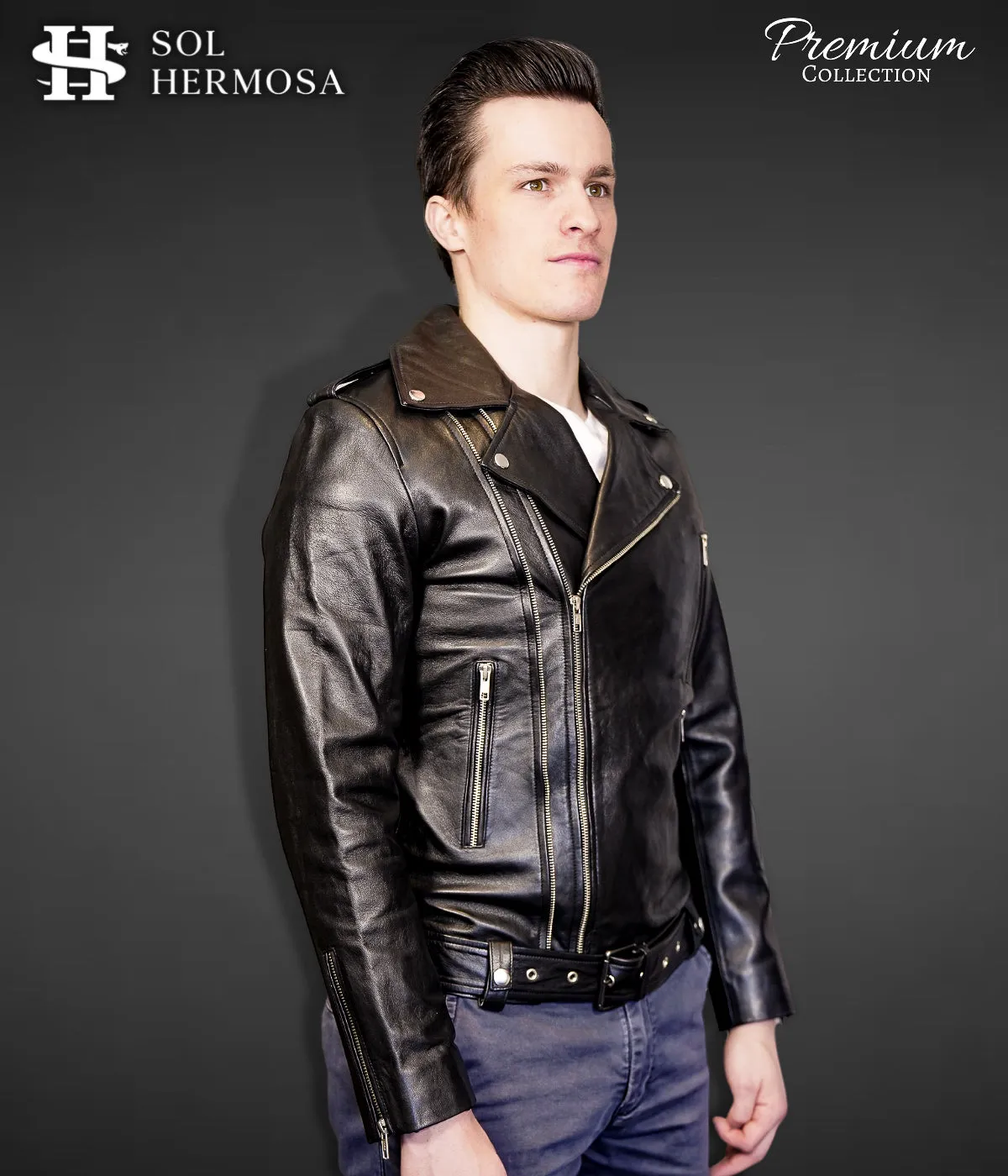 Men's Snake Leather Jacket - Hermes