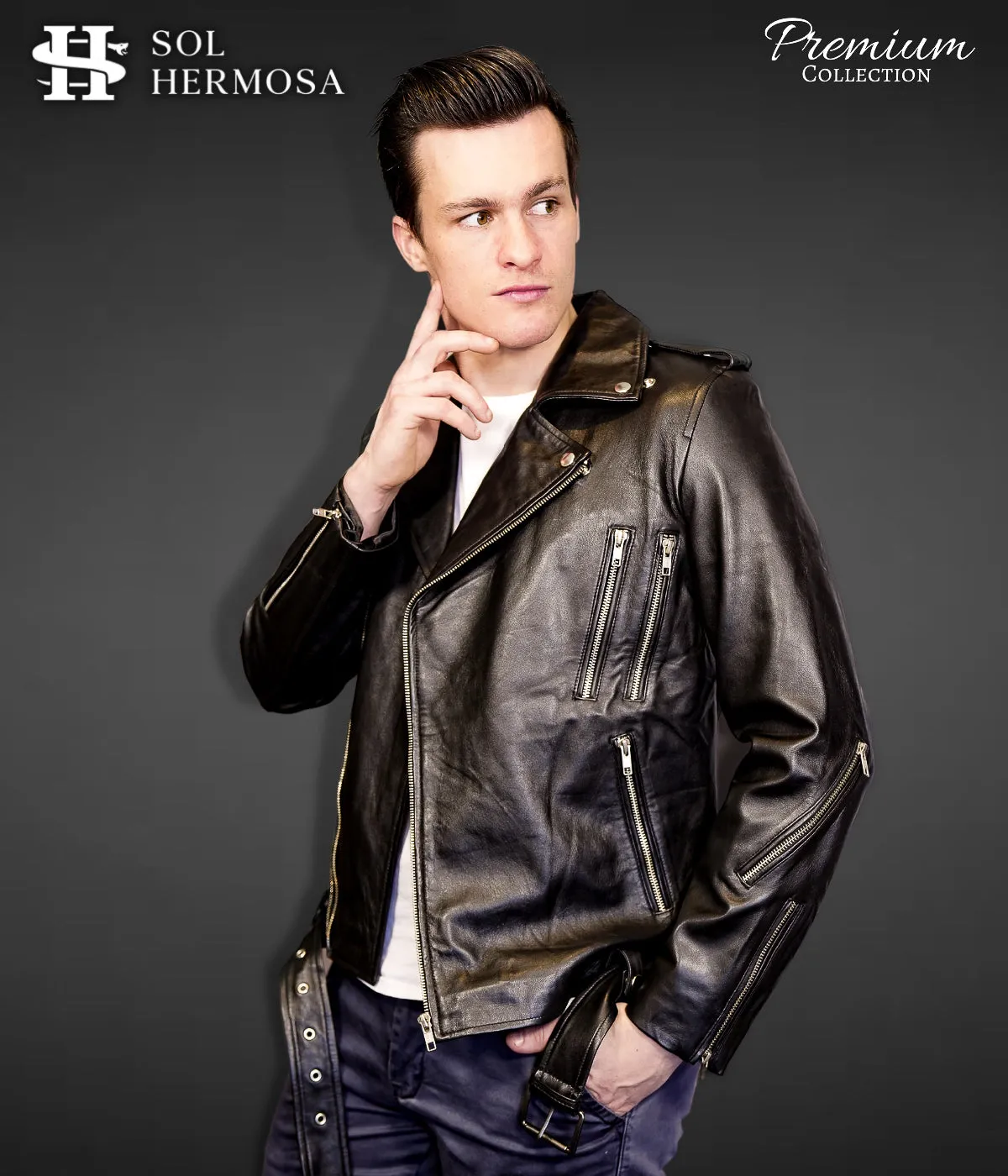 Men's Snake Leather Jacket - Hermes