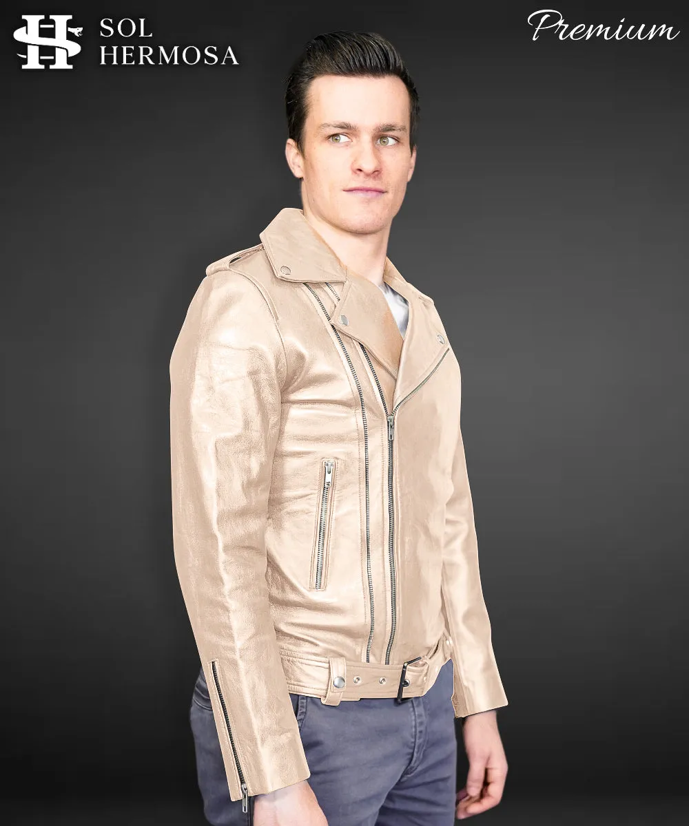 Men's Snake Leather Jacket - Hermes