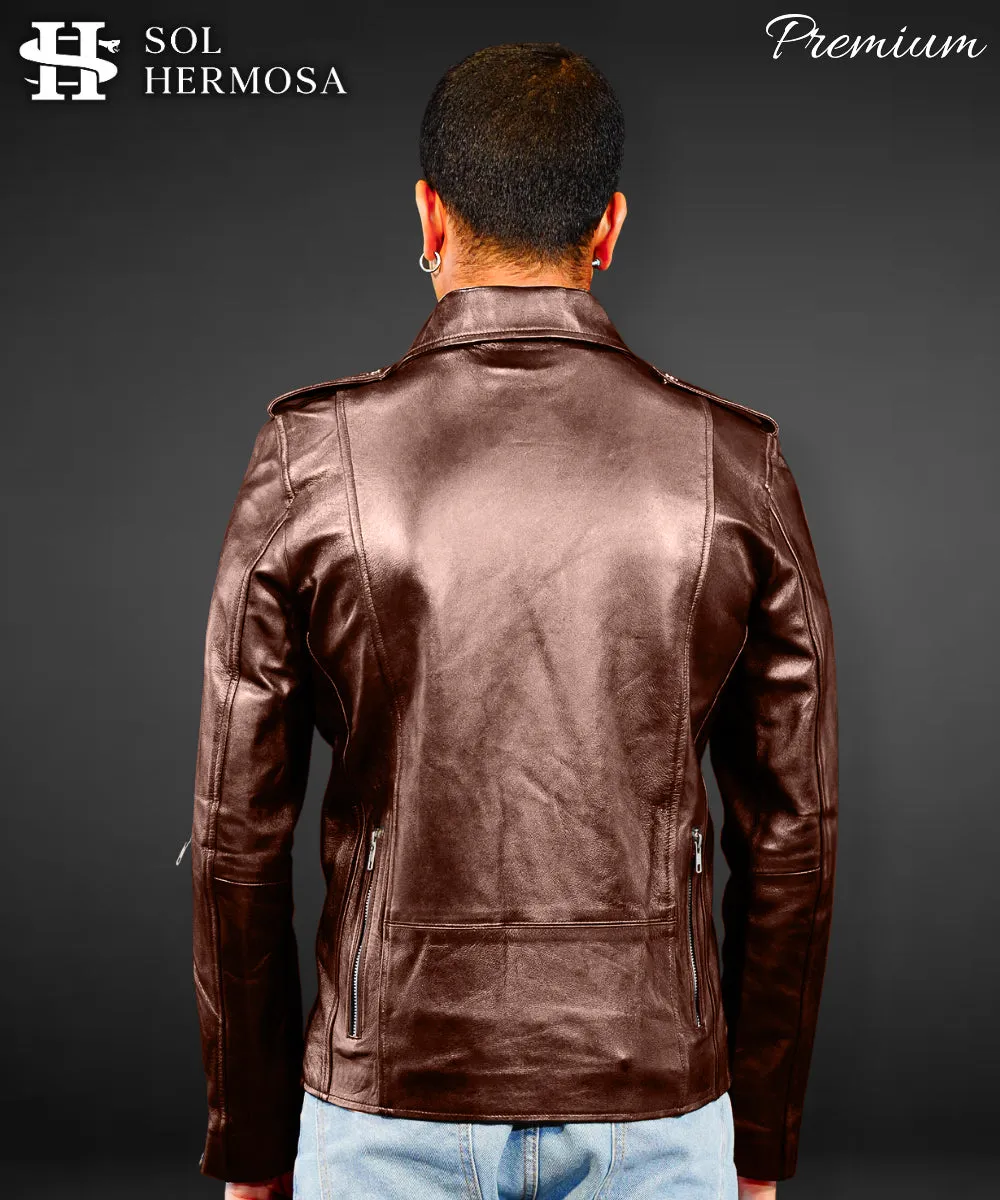 Men's Snake Leather Jacket - Hermes