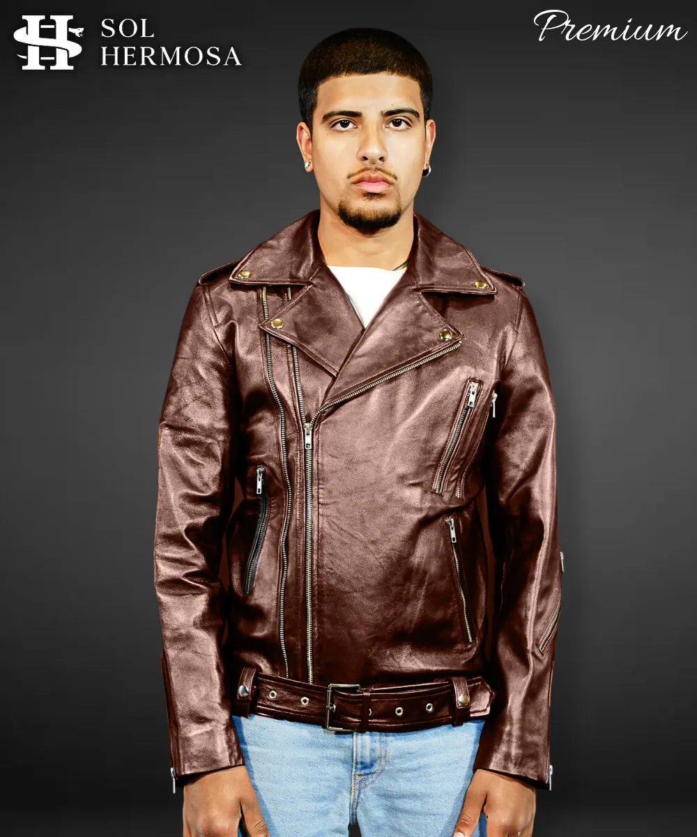 Men's Snake Leather Jacket - Hermes