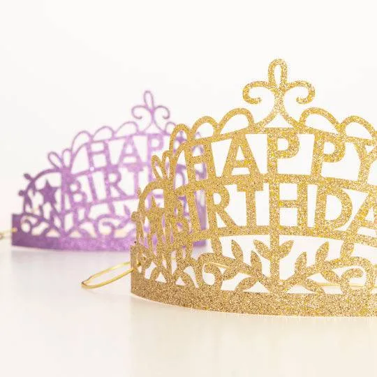 Meri Meri Princess Happy Birthday Party Tiaras