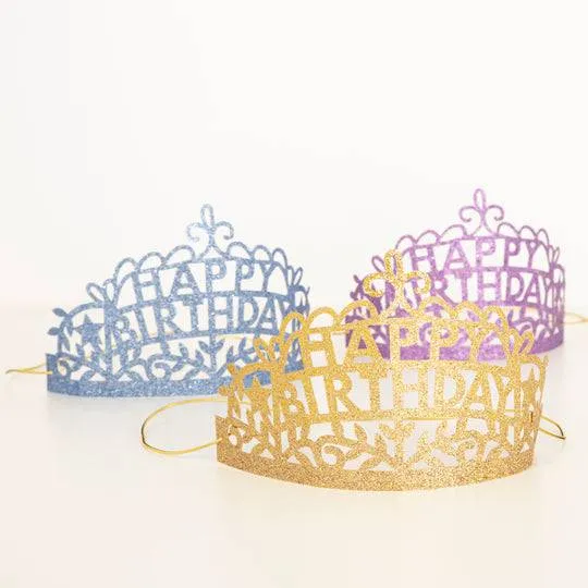 Meri Meri Princess Happy Birthday Party Tiaras
