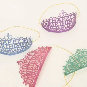 Meri Meri Princess Happy Birthday Party Tiaras