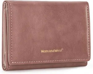 Montana West Small Women Wallet Womens Slim Wallet RFID Blocking Wallet Minimalist Wallet for Women 2024 with ID Window