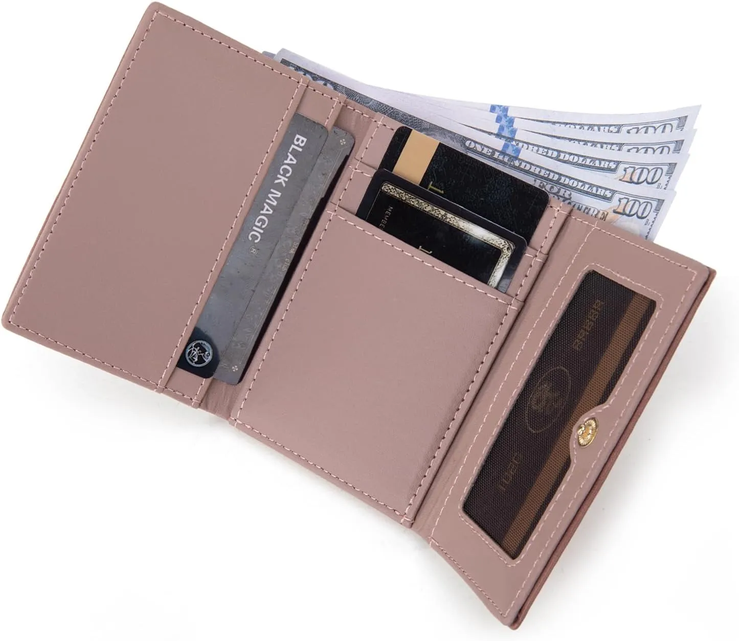 Montana West Small Women Wallet Womens Slim Wallet RFID Blocking Wallet Minimalist Wallet for Women 2024 with ID Window