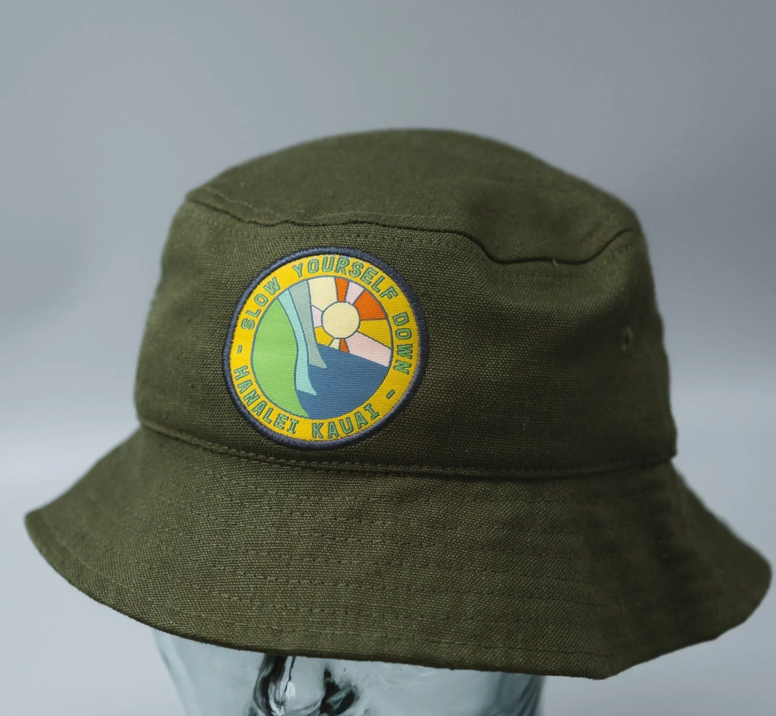 Napali Coast Hemp Bucket Hat
