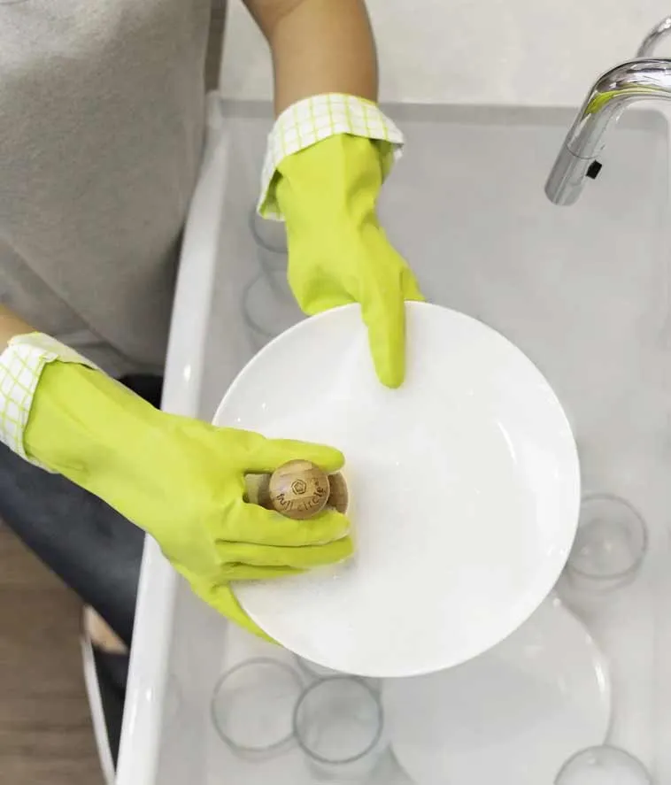 Natural Latex Cleaning Gloves Medium/Large