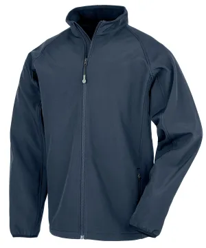 Navy - Recycled 2-layer printable junior softshell