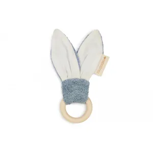 nobodinoz Bunny Teether Ring Blue