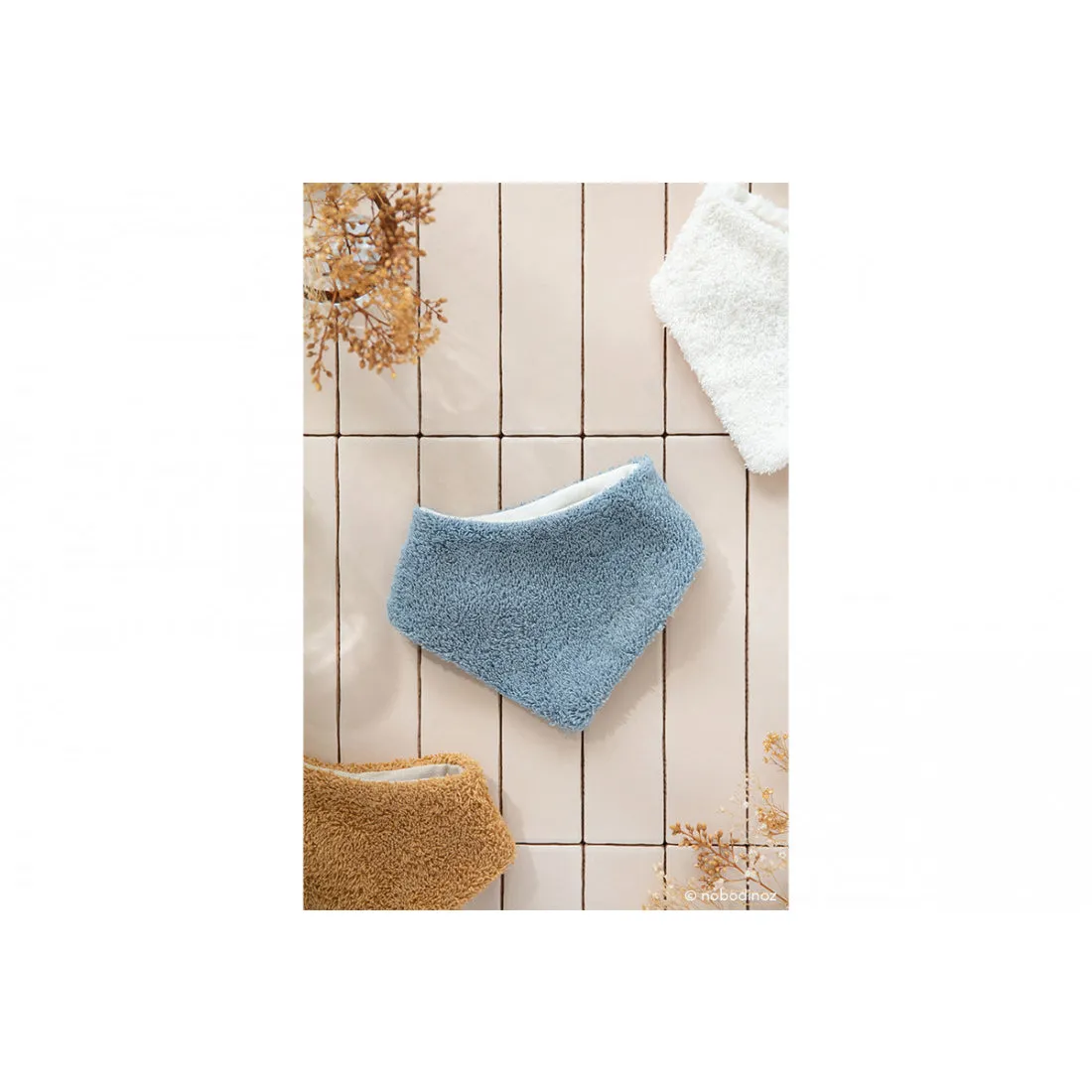 nobodinoz So Cute Newborn Bandana Blue