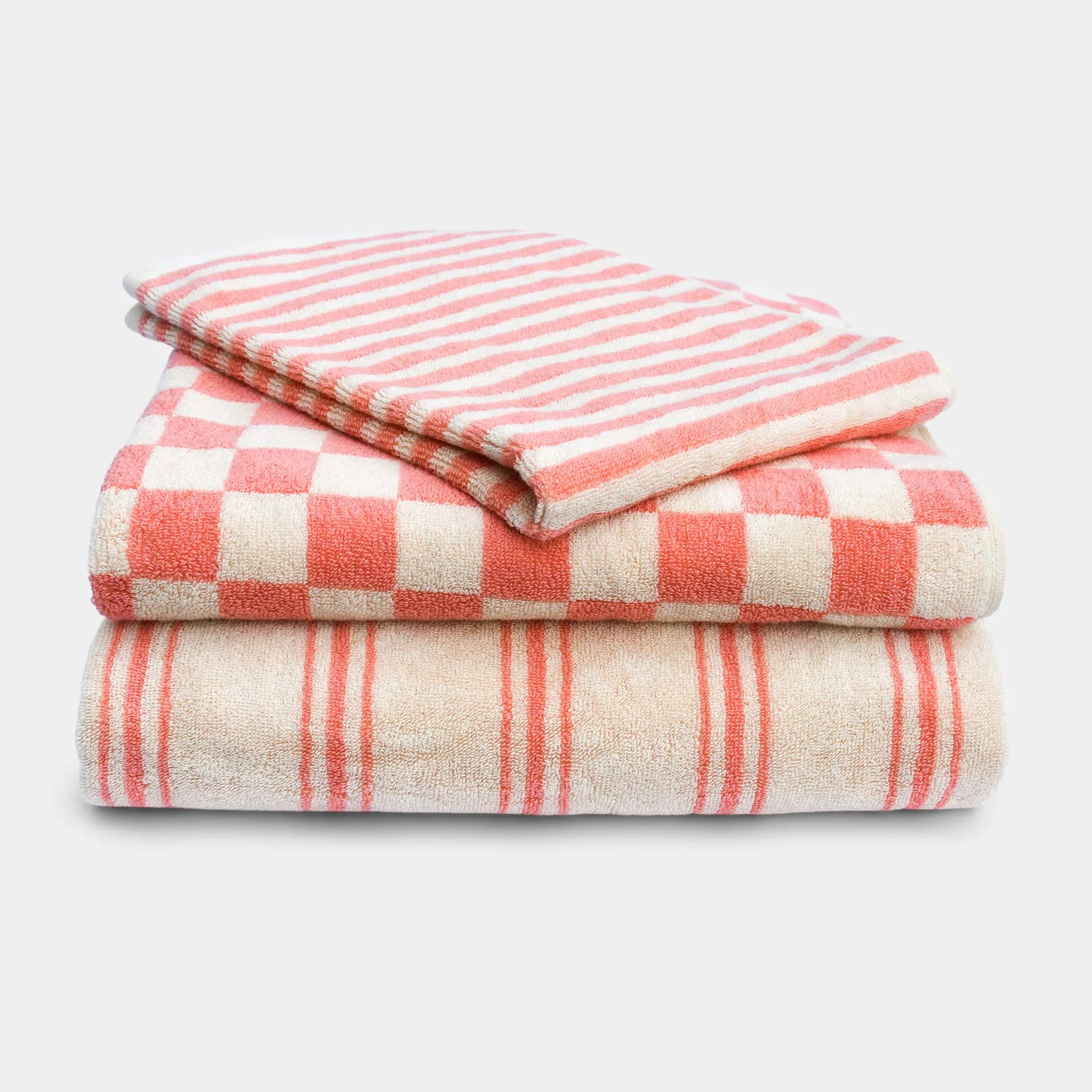 Organic Bath Sheet, Stripe