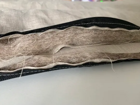 Organic HEMP Sleeping bag HEMP fabric filled organic Hemp fiber filling - Hemp sleep bag / blanket quilt, hand made