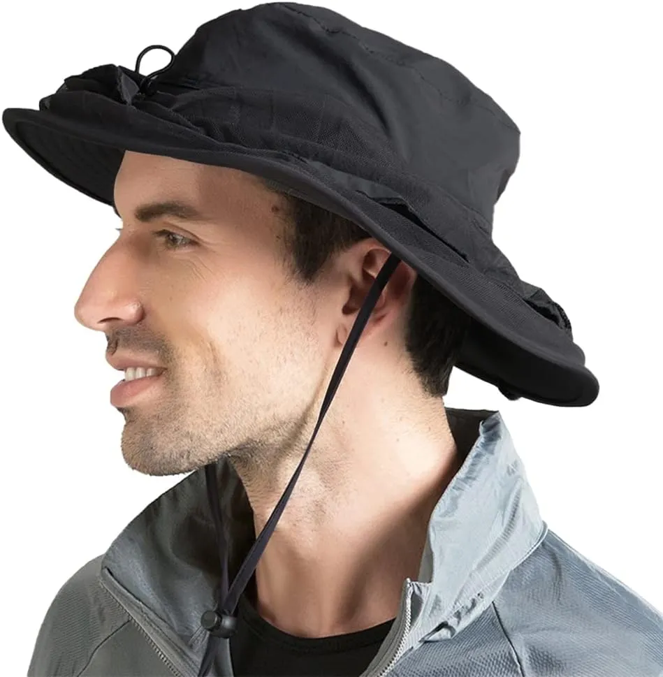 Peicees Head Net Hat for Men Women Adventure Fishing Hat Safari Hat for Hunting Camping Hiking