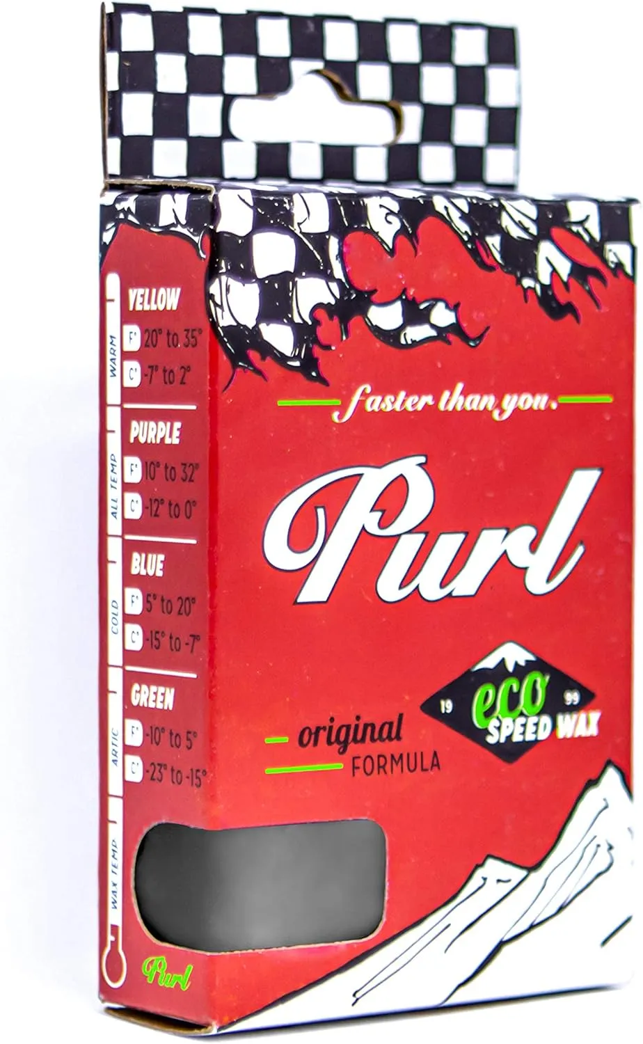 PURL - Ski & Snowboard Wax - Non Toxic - Biodegradable - No Fluoros