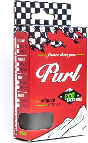 PURL - Ski & Snowboard Wax - Non Toxic - Biodegradable - No Fluoros