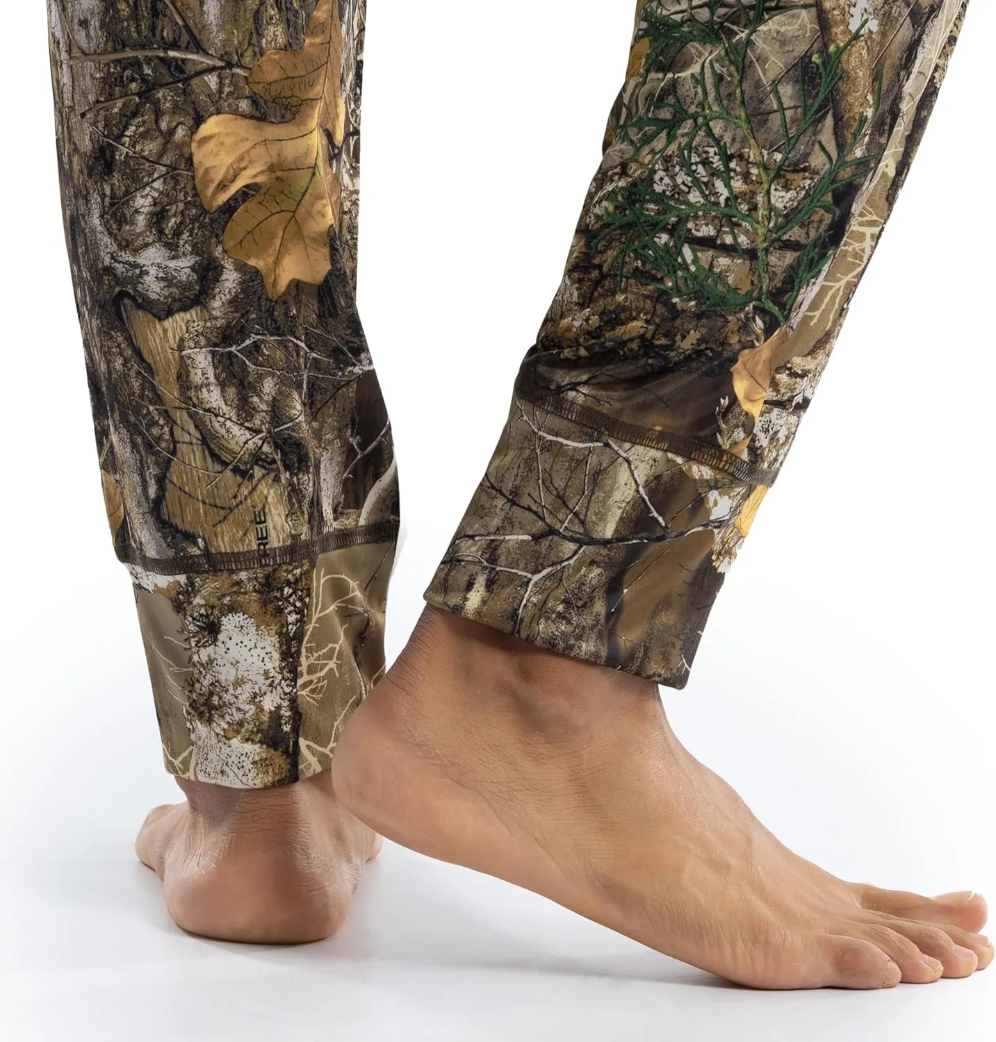 Realtree Men's Polyester Performance Baselayer Thermal Underwear Long Johns Bottom