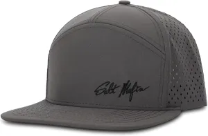 Salt Mafia Hats for Men - Waterproof Hats for Men, 7 Panel Flat Brim Surfer Hat