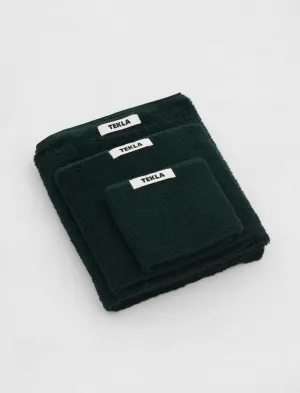 Terry Towel Solid Forest Green