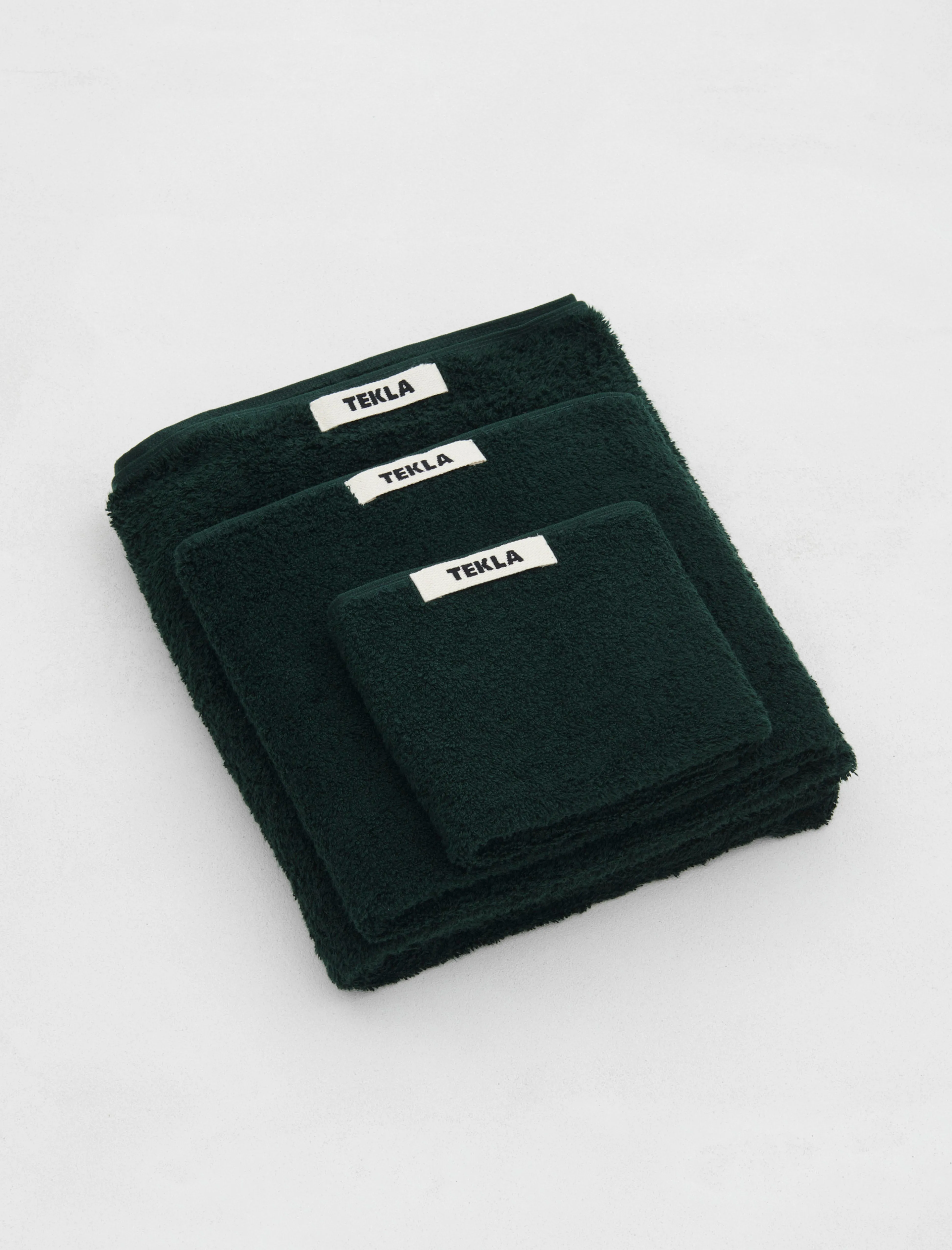 Terry Towel Solid Forest Green